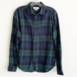 Urban Outfitters Flannel Button Down Plaid Shirt S